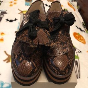 Platform Zara loafers!